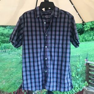 Boy’s Short Sleeve Plaid Shirt